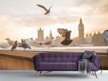 Load image into Gallery viewer, Photo Wallpaper The pigeons on the roof
