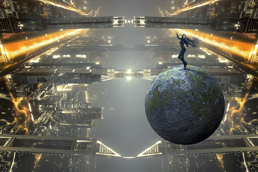 Photo Wallpaper The world is upside down