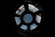 Photo Wallpaper A look from the Iss