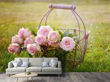 Load image into Gallery viewer, Photo Wallpaper A basket full of roses
