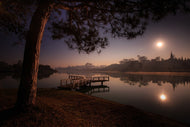 Photo Wallpaper A lake at the forest