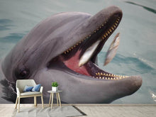 Load image into Gallery viewer, Photo Wallpaper Mealtime for a dolphin
