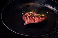 Photo Wallpaper Meat in the pan