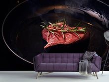 Load image into Gallery viewer, Photo Wallpaper Meat in the pan
