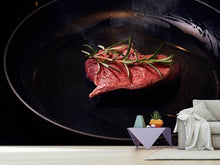 Load image into Gallery viewer, Photo Wallpaper Meat in the pan
