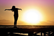 Photo Wallpaper Freedom by the sea
