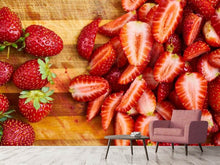 Load image into Gallery viewer, Photo Wallpaper Fresh strawberries
