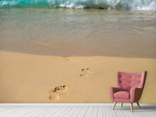 Load image into Gallery viewer, Photo Wallpaper Footprints into the sea
