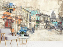 Load image into Gallery viewer, Photo Wallpaper Painting vintage Cuba
