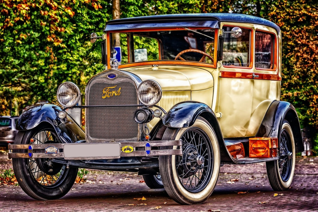 Photo Wallpaper Well-kept classic car
