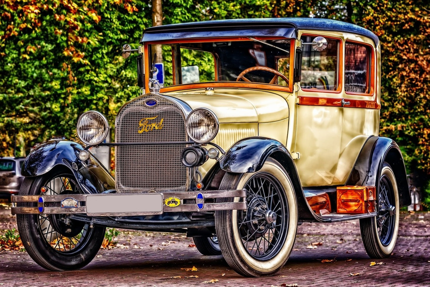 Photo Wallpaper Well-kept classic car