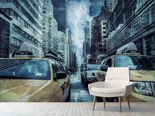 Load image into Gallery viewer, Photo Wallpaper Thunderstorm in New York
