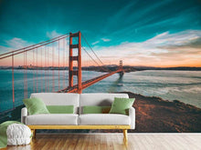 Load image into Gallery viewer, Photo Wallpaper Golden Gate in the light
