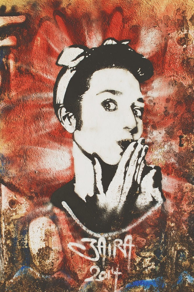 Photo Wallpaper Graffiti portrait