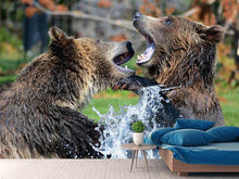 Load image into Gallery viewer, Photo Wallpaper Grizzly fight
