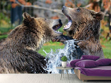 Load image into Gallery viewer, Photo Wallpaper Grizzly fight
