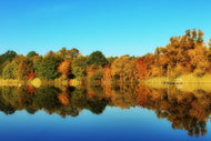 Photo Wallpaper Autumn reflections