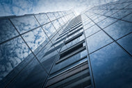 Photo Wallpaper High-rise in the clouds