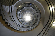 Photo Wallpaper High spiral staircase