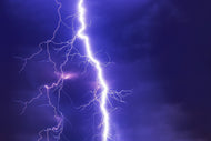 Photo Wallpaper Imposing lightning