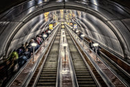 Photo Wallpaper in the metro