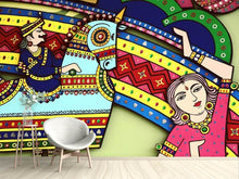 Load image into Gallery viewer, Photo Wallpaper Indian art
