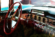 Photo Wallpaper Interior of a vintage car