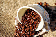 Photo Wallpaper Coffee beans in the cup