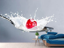 Load image into Gallery viewer, Photo Wallpaper Cherry with milk
