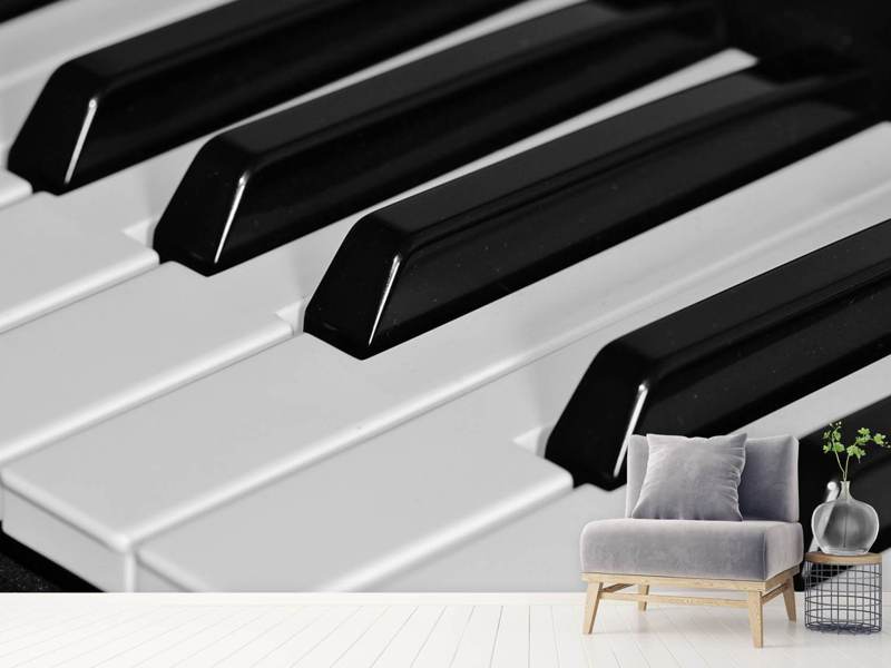 Load image into Gallery viewer, Photo Wallpaper Piano keys XL