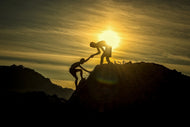 Photo Wallpaper Climbing in the mountains