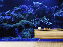 Load image into Gallery viewer, Photo Wallpaper Coral reef in blue
