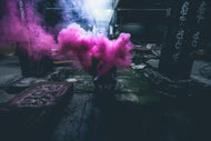 Photo Wallpaper Art with smoke