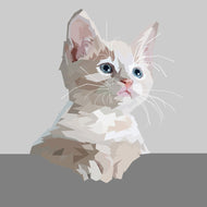 Photo Wallpaper Artwork cat