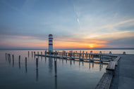 Photo Wallpaper Lighthouse in the sunset