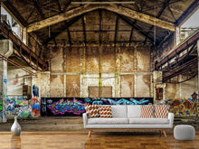 Load image into Gallery viewer, Photo Wallpaper Loft graffiti
