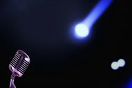 Photo Wallpaper Microphone in light