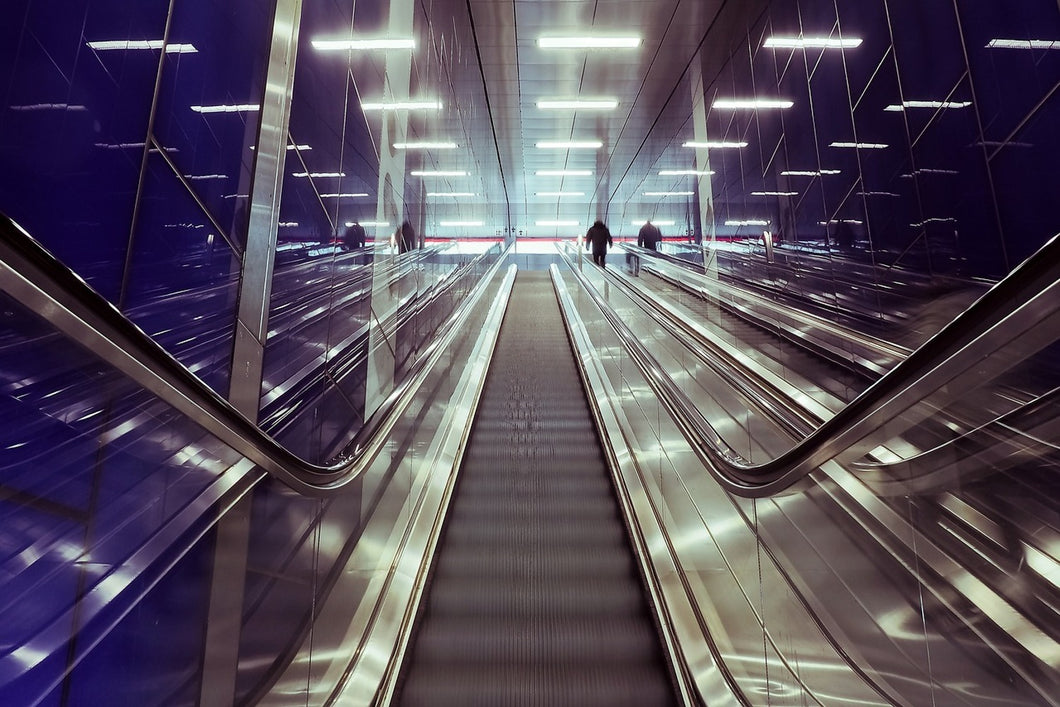 Photo Wallpaper Modern escalators