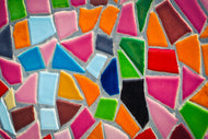 Photo Wallpaper Mosaic wall