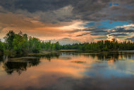 Photo Wallpaper Mystic lake