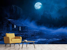 Load image into Gallery viewer, Photo Wallpaper At night in the woods
