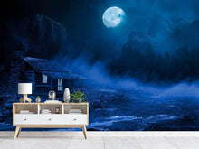 Load image into Gallery viewer, Photo Wallpaper At night in the woods
