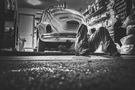 Photo Wallpaper Oldtimer repair