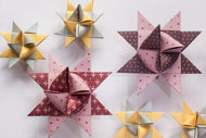 Photo Wallpaper Origami colorful stars