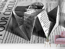 Load image into Gallery viewer, Photo Wallpaper Origami newspaper
