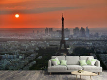Load image into Gallery viewer, Photo Wallpaper Paris in the evening light
