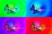 Load image into Gallery viewer, Photo Wallpaper Pop Art Colorful Butterfly
