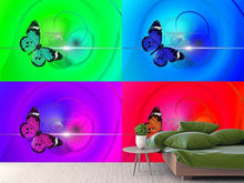 Load image into Gallery viewer, Photo Wallpaper Pop Art Colorful Butterfly
