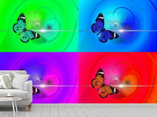 Load image into Gallery viewer, Photo Wallpaper Pop Art Colorful Butterfly
