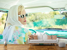 Load image into Gallery viewer, Photo Wallpaper Retro lady
